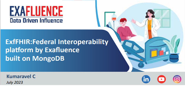 Federal Interoperability platform by Exafluence built on MongoDB