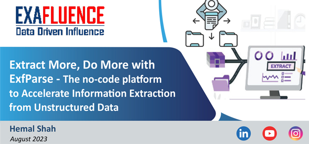 Extract More, Do More with ExfParse - The no-code platform to Accelerate Information Extraction from Unstructured Data